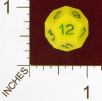 Dice : D12 OPAQUE SHARP SOLID ARMORY 02