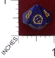 Dice : D10 OPAQUE ROUNDED SPECKLED CHESSEX CUSTOM FOR AMORPHOUS BLOB GAMES 01