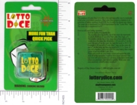 Dice : MINT14 DAYDREAMGAMES DOT COM 01 LOTTO DICE