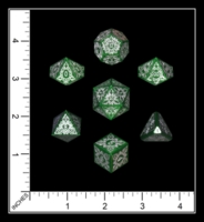 Dice : MINT85 NORSE FOUNDRY FEYWEAVE METAL EMERALD VALE