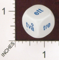 Dice : MINT19 KOPLOW SWEDISH WORDS FOR NUMBERS 02