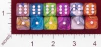Dice : MINT24 CHESSEX 16MM 2010 COLORS 01