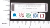 Dice : DUPS IN MINT1 BLUE SQUARE 01