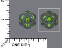 Dice : D20 MTG OPAQUE ROUNDED SPECKLED WIZARDS OF THE COAST MTG FINAL FANTASY 05