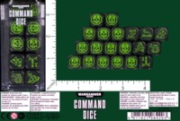 Dice : MINT56 GAMES WORKSHOP WARHAMMER 40000 COMMAND DICE