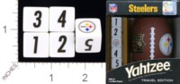 Dice : MINT18 USAOPOLY PITSSBURG STEELERS YAHTZEE 01