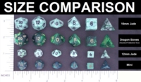 crystal caste size comparison