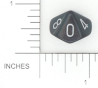 Dice : D10 OPAQUE ROUNDED GLITTER CHESSEX BOREALIS 1
