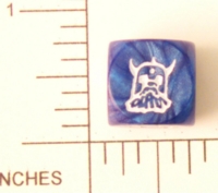 Dice : NON NUMBERED OPAQUE ROUNDED IRIDESCENT CHESSEX MONSTER DIE