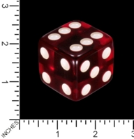 Dice : MINT77 UNKNOWN RED D6