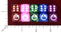 Dice : MINT47 CHESSEX MIDDLE FINGER