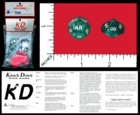 Dice : MINT61 CREATIVE CAD CONSULTANTS KNOCK DOWN DICE GAME