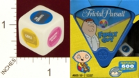 Dice : MINT20 USAOPOLY TRIVIAL PURSUIT FAMILY GUY TRAVEL EDITION 01