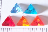 Dice : D4 CLEAR SHARP SOLID 2