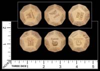 Dice : MINT88 UNKNOWN CHINESE D12 DECISION WOODEN