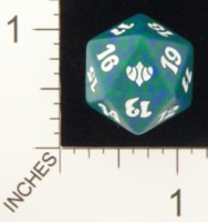 Dice : D20 MTG OPAQUE ROUNDED SPECKLED WIZARDS OF THE COAST MTG CONCLUX 05
