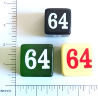 Dice : NON NUMBERED DOUBLING 01