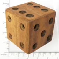 Dice : WOOD UNKNOWN D6 PUZZLE 01