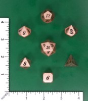 Dice : MINT61 UNKNOWN CHINESE ZINC ITALIC PEARL COPPER