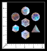 Dice : MINT85 LEVEL UP CATHEDRAL HOLOGRAPHIC GLASS