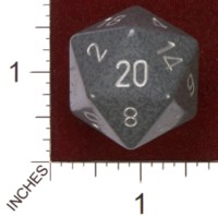 Dice : D20 OPAQUE ROUNDED SPECKLED CHESSEX HI TECH JUMBO 01
