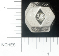 Dice : METAL PEWTER D30 ARMORY 01