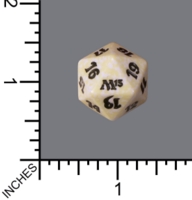 Dice : D20 MTG OPAQUE ROUNDED SPECKLED WIZARDS OF THE COAST MTG M13 02