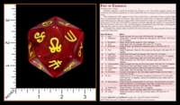 Dice : MINT77 FESTIVE FANTASY FIST OF EMIRIKOL FIST OF FIRE