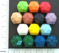 Dice : D30 OPAQUE SHARP SOLID ARMORY 01