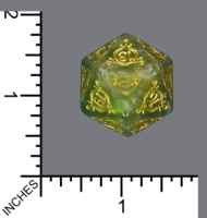 Dice : D20 MTG OPAQUE ROUNDED IRIDESCENT WIZARDS OF THE COAST MTG LORD OF THE RINGS 07