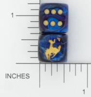 Dice : D6 OPAQUE ROUNDED SWIRL CHESSEX CUSTOM 08 FOR JSPASSINTHRUS