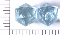 Dice : D20 CLEAR SHARP SOLID 4