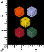 Dice : MINT80 UNKNOWN D6 SMALL 02 PARCHISI