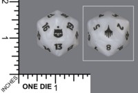 Dice : D20 MTG OPAQUE ROUNDED IRIDESCENT WIZARDS OF THE COAST MTG FINAL FANTASY 07