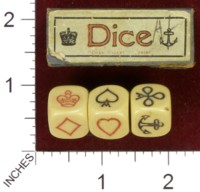 Dice : MINT34 CHAD VALLEY CROWN AND ANCHOR 01