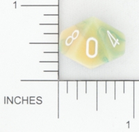 Dice : D10 OPAQUE ROUNDED SWIRL UNKNOWN BKTRADE 02