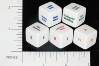 Dice : NON NUMBERED OPAQUE ROUNDED SOLID SCENARIODICE DOT COM 04 TECH RESCUE DICE 01