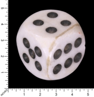 Dice : MINT80 UNKNOWN D6 LARGE STONE 01 MARBLE