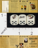 Dice : D6 OPAQUE ROUNDED SOLID SAILOR JERRY RUM 01