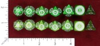 Dice : MINT47 ULFSARK GAMES POLYHEDRAL DRAGON SCALES CELTIC