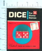 Dice : MINT2 CRISLOID RED 2 FIVE EIGHTHS 01