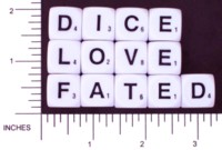 Dice : NON NUMBERED OPAQUE ROUNDED SOLID FAMILY LEARNING LETTER 02