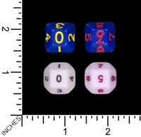 Dice : MINT50 UNKNOWN CHINESE D10 TRUNCATED OCTAHEDRON 02