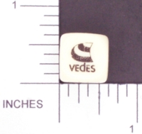 Dice : D6 OPAQUE ROUNDED SOLID VEDES 01