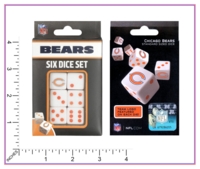 Dice : MINT75 MASTERPIECES NFL CHICAGO BEARS