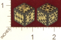Dice : MINT22 UNCONVENTIONAL DICE WARGAMING NIGHT DREAM HEX HONEYCOMB 01