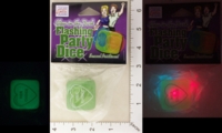 Dice : MINT19 CALIFORNIA EXOTIC NOVELTIES GLOW IN THE DARK FLASHING PARTY DICE 01