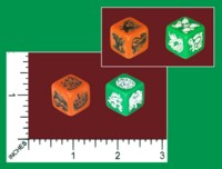 Dice : MINT66 CLOCKWISE STUDIOS six-sided SUMMONER SCARECROW FOREST GUARDIAN