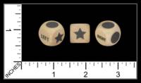 Dice : MINT88 UNKNOWN CHINESE D6 LEFT CENTER RIGHT