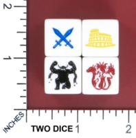 Dice : MINT51 POTLUCK GAMES DUNGEON DICE COLOSSEUM COMBAT EVENTS DICE